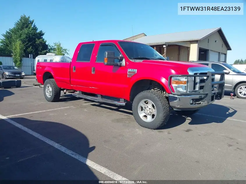 2008 Ford Super Duty F-350 Srw Fx4/Harley-Davidson/King Ranch/Lariat/Xl/Xlt VIN: 1FTWW31R48EA23139 Lot: 45594516