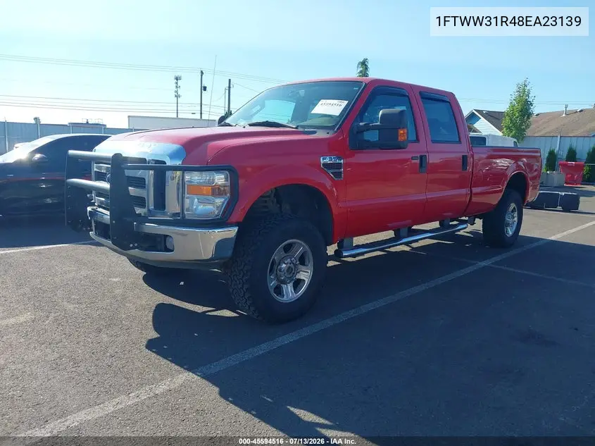 2008 Ford Super Duty F-350 Srw Fx4/Harley-Davidson/King Ranch/Lariat/Xl/Xlt VIN: 1FTWW31R48EA23139 Lot: 45594516