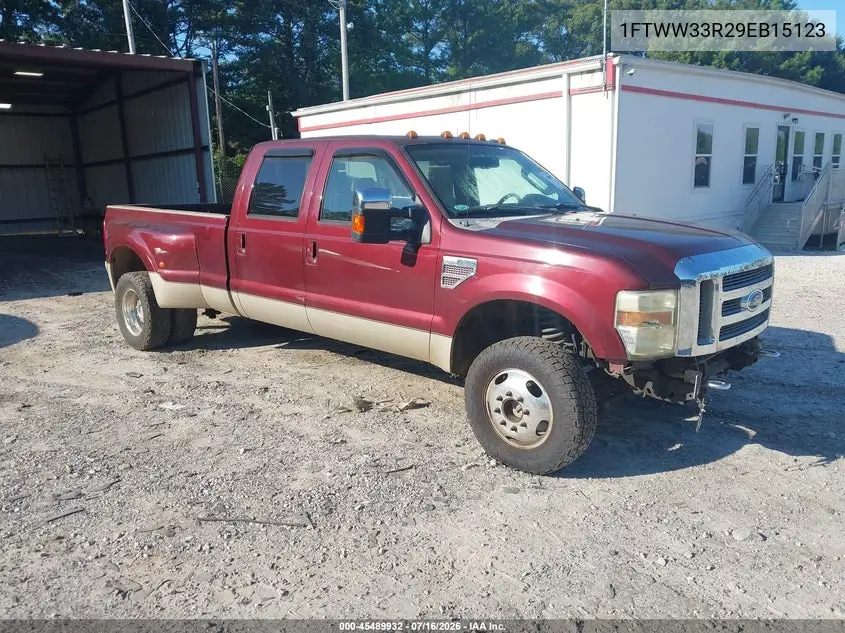 2009 Ford F-350 Fx4/King Ranch/Lariat/Xl/Xlt VIN: 1FTWW33R29EB15123 Lot: 45489932