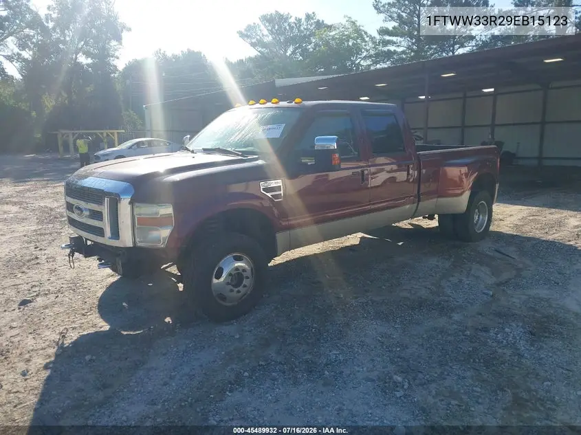2009 Ford F-350 Fx4/King Ranch/Lariat/Xl/Xlt VIN: 1FTWW33R29EB15123 Lot: 45489932
