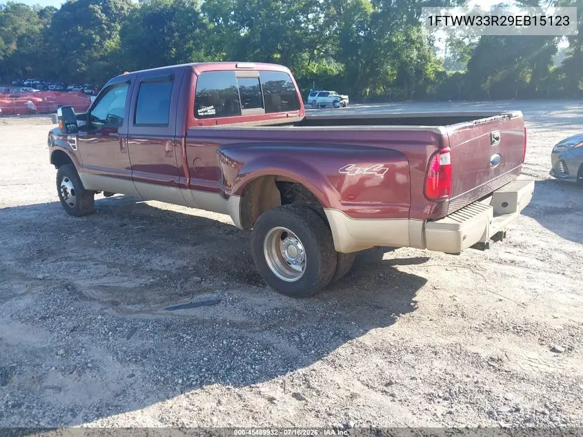 2009 Ford F-350 Fx4/King Ranch/Lariat/Xl/Xlt VIN: 1FTWW33R29EB15123 Lot: 45489932