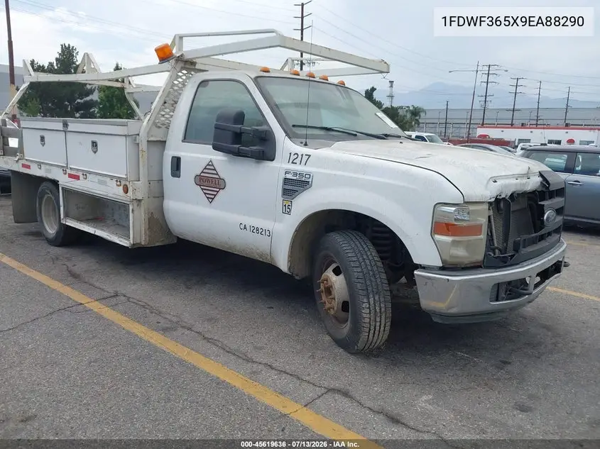 2009 Ford F-350 Chassis Xl/Xlt VIN: 1FDWF365X9EA88290 Lot: 45619636