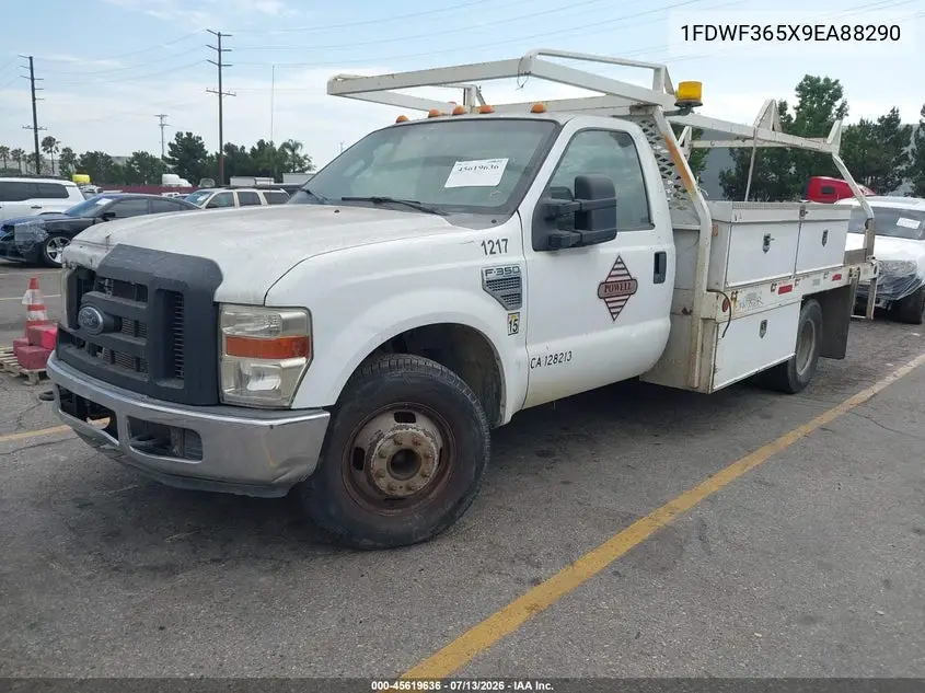 2009 Ford F-350 Chassis Xl/Xlt VIN: 1FDWF365X9EA88290 Lot: 45619636