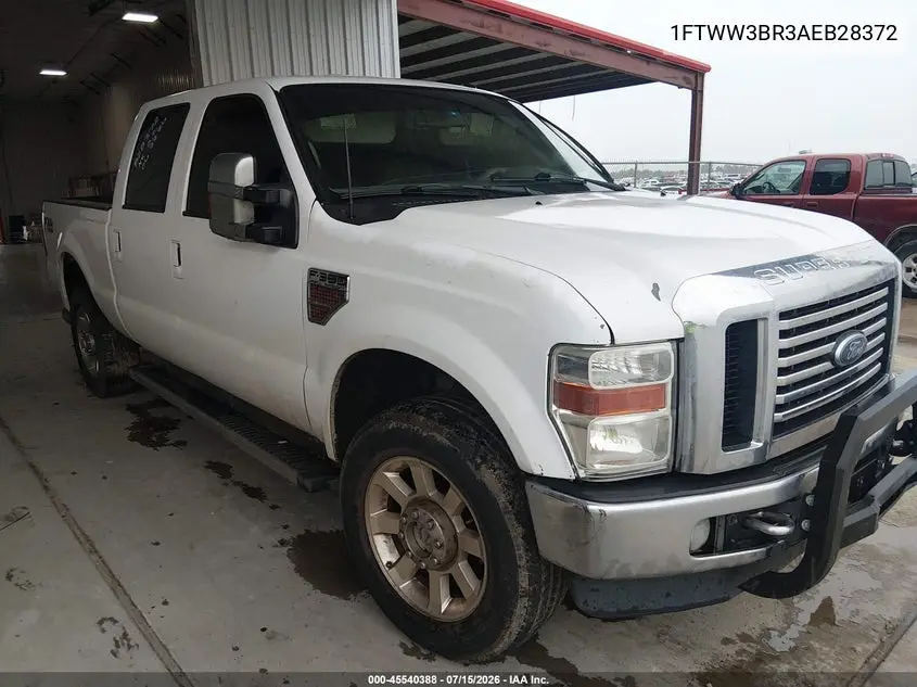 2010 Ford Super Duty F-350 Srw Lariat VIN: 1FTWW3BR3AEB28372 Lot: 45540388