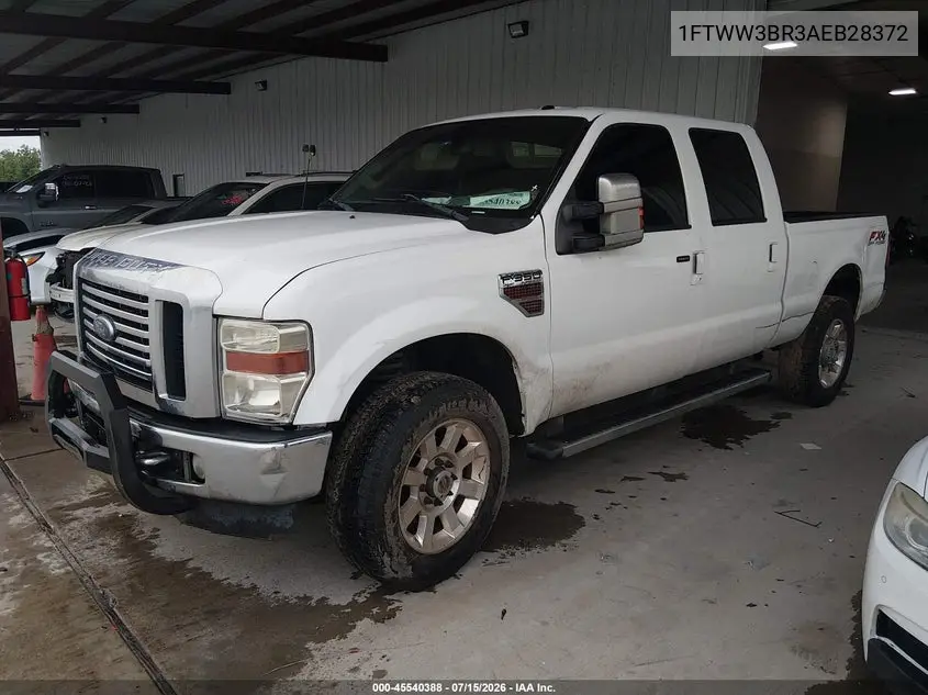 2010 Ford Super Duty F-350 Srw Lariat VIN: 1FTWW3BR3AEB28372 Lot: 45540388