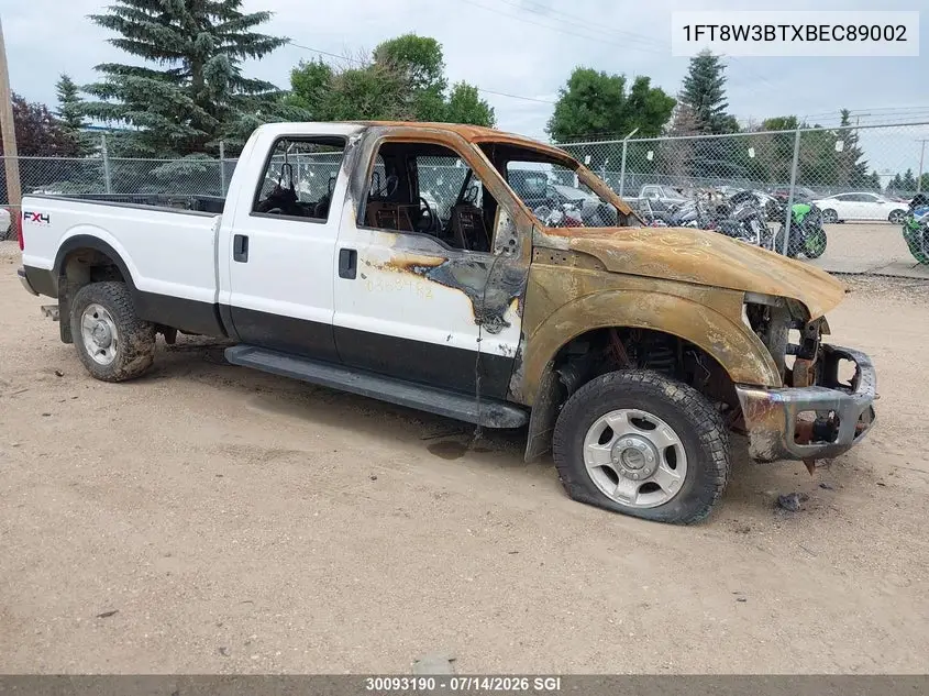 2011 Ford F350 Super Duty VIN: 1FT8W3BTXBEC89002 Lot: 30093190