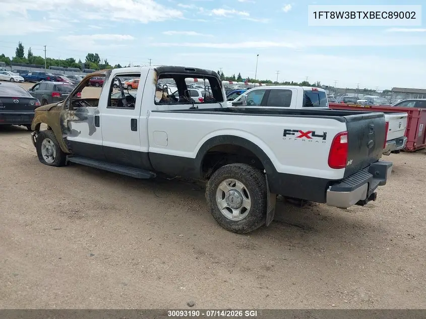 2011 Ford F350 Super Duty VIN: 1FT8W3BTXBEC89002 Lot: 30093190