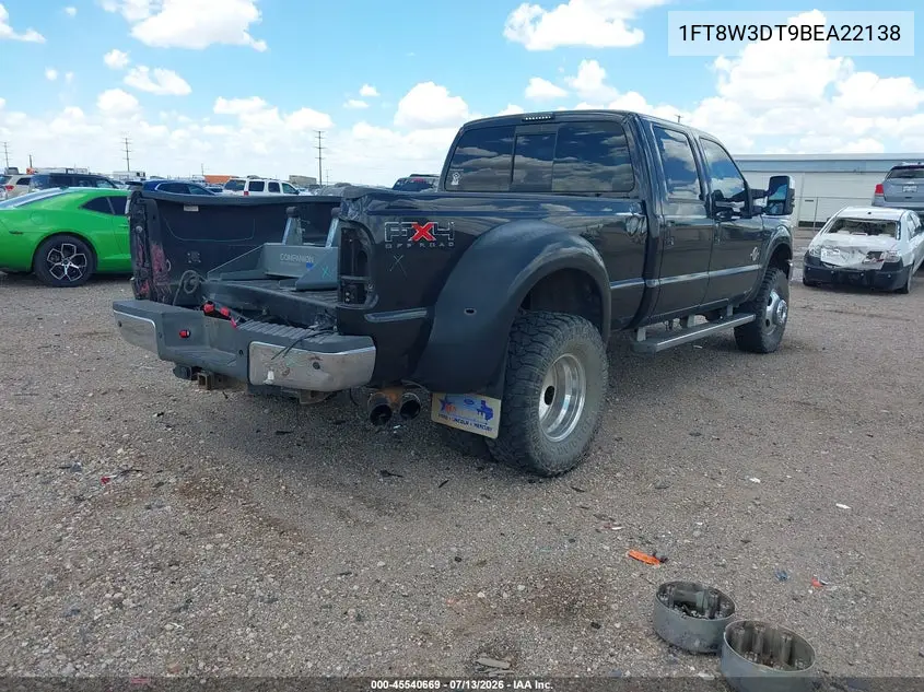 2011 Ford Super Duty F-350 Drw King Ranch/Lariat/Xl/Xlt VIN: 1FT8W3DT9BEA22138 Lot: 45540669