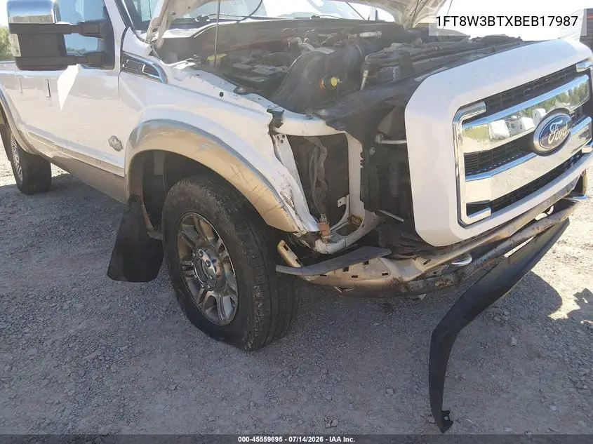 2011 Ford Super Duty F-350 Srw King Ranch/Lariat/Xl/Xlt VIN: 1FT8W3BTXBEB17987 Lot: 45559695