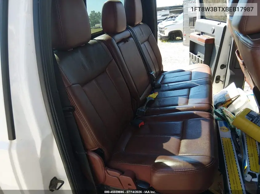 2011 Ford Super Duty F-350 Srw King Ranch/Lariat/Xl/Xlt VIN: 1FT8W3BTXBEB17987 Lot: 45559695