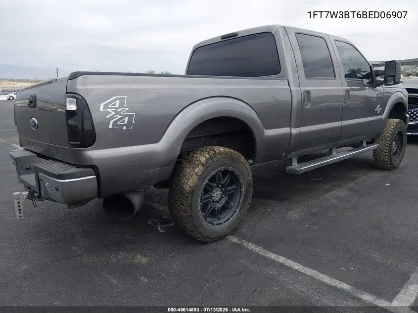 2011 Ford Super Duty F-350 Srw King Ranch/Lariat/Xl/Xlt VIN: 1FT7W3BT6BED06907 Lot: 45614853