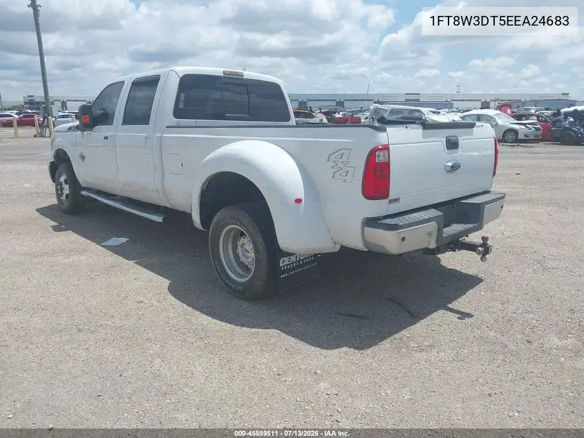 2014 Ford F-350 Lariat/Xl/Xlt VIN: 1FT8W3DT5EEA24683 Lot: 45559511