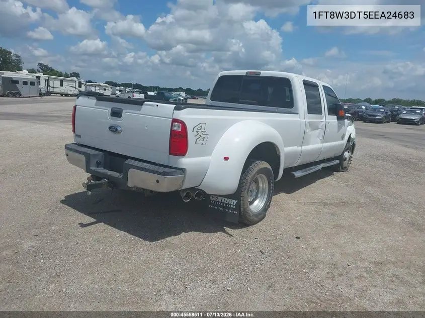 2014 Ford F-350 Lariat/Xl/Xlt VIN: 1FT8W3DT5EEA24683 Lot: 45559511