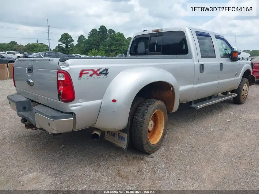 2015 Ford F-350 Xlt VIN: 1FT8W3DT2FEC44168 Lot: 45287748