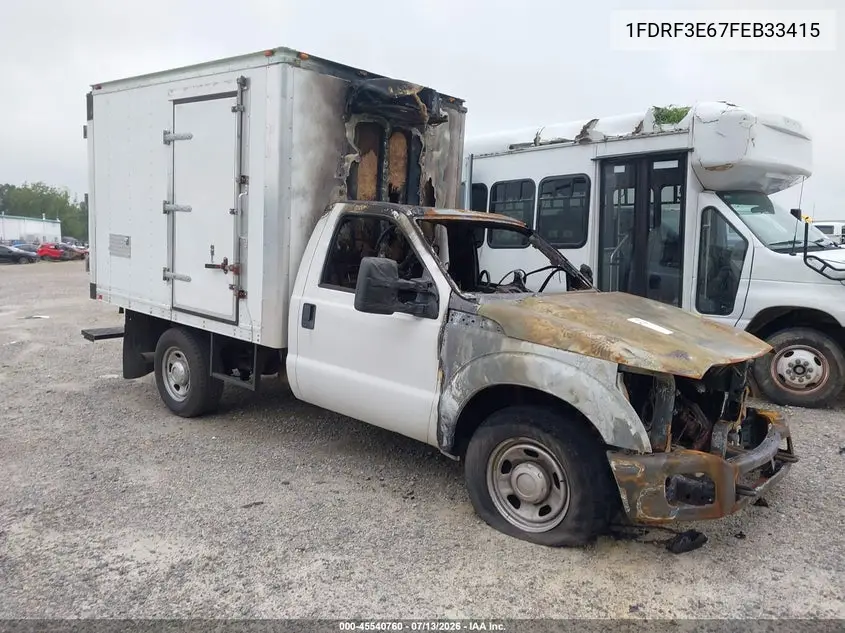 2015 Ford F-350 Chassis Xl/Xlt VIN: 1FDRF3E67FEB33415 Lot: 45540760
