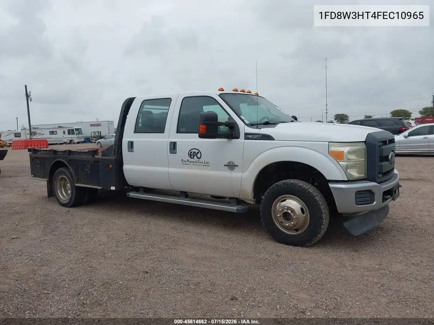 2015 Ford F-350 Chassis Xl VIN: 1FD8W3HT4FEC10965 Lot: 45614662