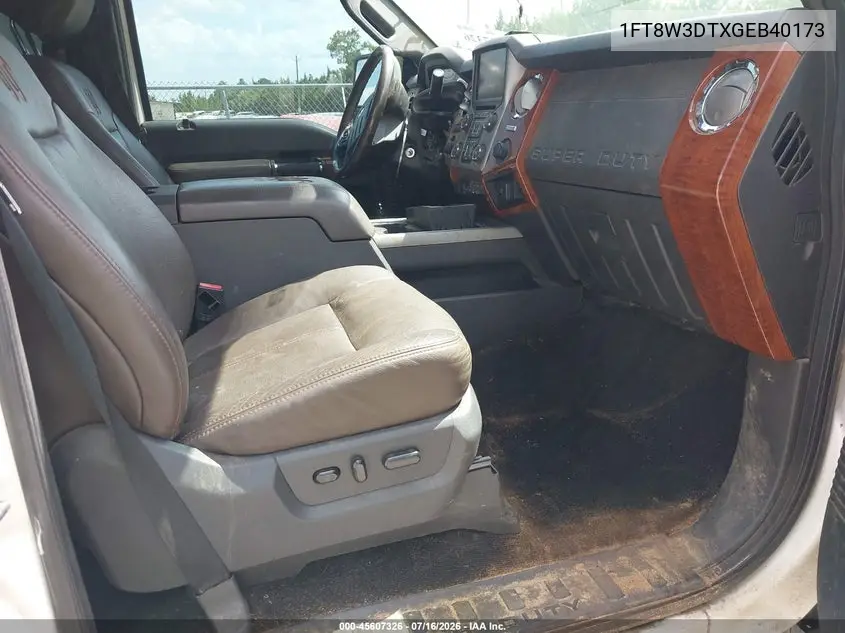 2016 Ford F-350 Lariat/Xl/Xlt VIN: 1FT8W3DTXGEB40173 Lot: 45607326