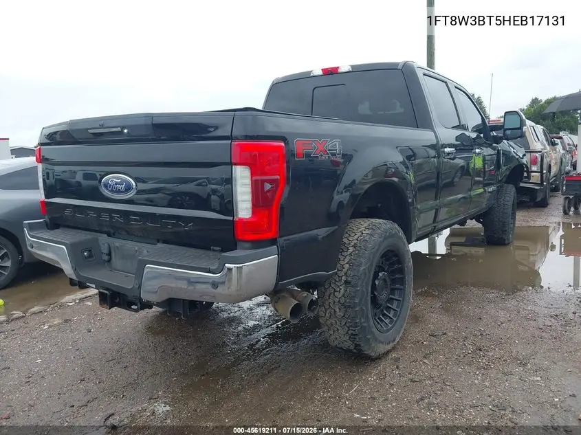 2017 Ford F-350 Lariat VIN: 1FT8W3BT5HEB17131 Lot: 45619211