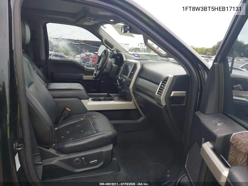 2017 Ford F-350 Lariat VIN: 1FT8W3BT5HEB17131 Lot: 45619211