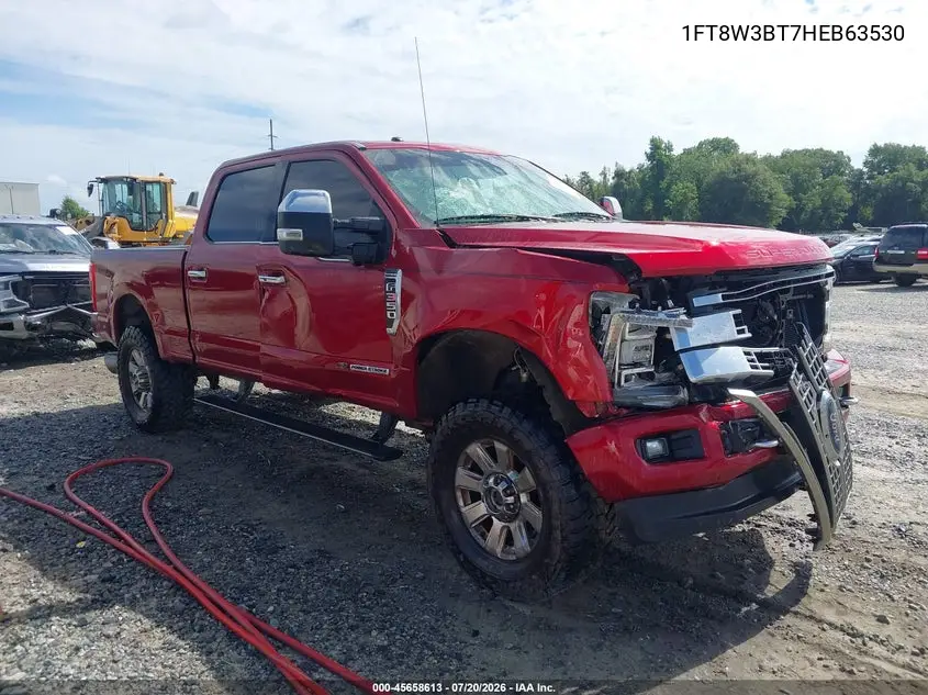 2017 Ford F-350 Platinum VIN: 1FT8W3BT7HEB63530 Lot: 45658613