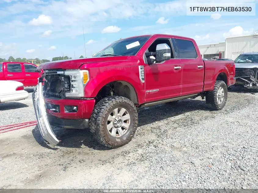 2017 Ford F-350 Platinum VIN: 1FT8W3BT7HEB63530 Lot: 45658613