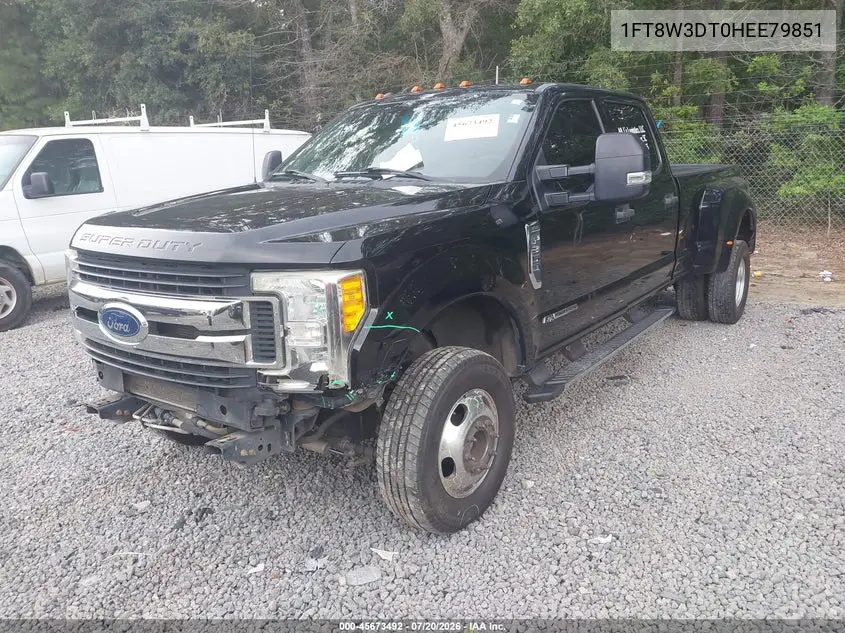 2017 Ford F-350 King Ranch/Lariat/Platinum/Xl/Xlt VIN: 1FT8W3DT0HEE79851 Lot: 45673492