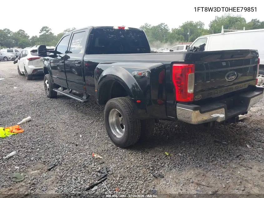 2017 Ford F-350 King Ranch/Lariat/Platinum/Xl/Xlt VIN: 1FT8W3DT0HEE79851 Lot: 45673492