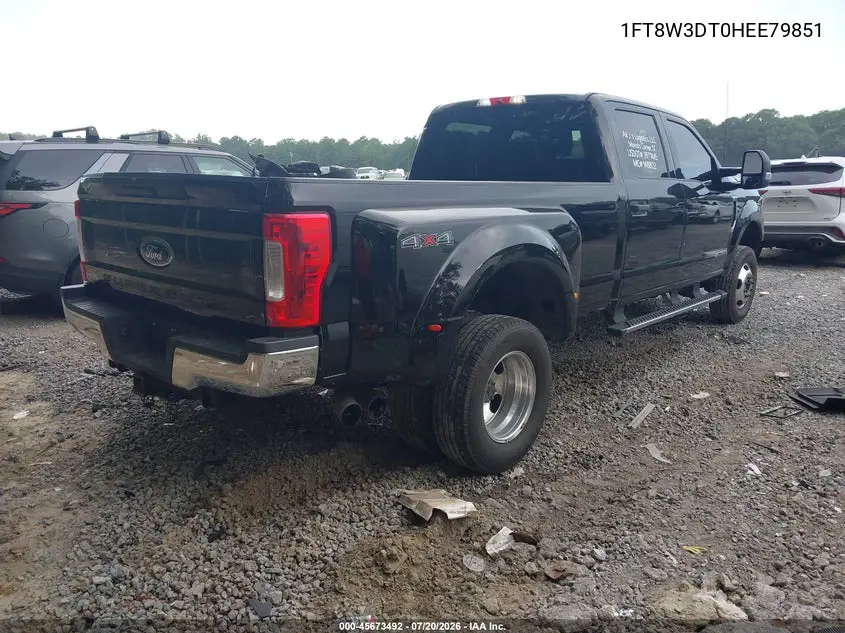2017 Ford F-350 King Ranch/Lariat/Platinum/Xl/Xlt VIN: 1FT8W3DT0HEE79851 Lot: 45673492