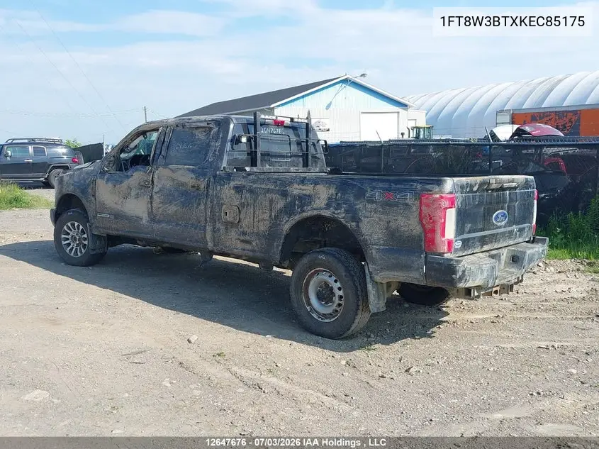 2019 Ford F-350 King Ranch/Lariat/Limited/Platinum/Xl/Xlt VIN: 1FT8W3BTXKEC85175 Lot: 12647676