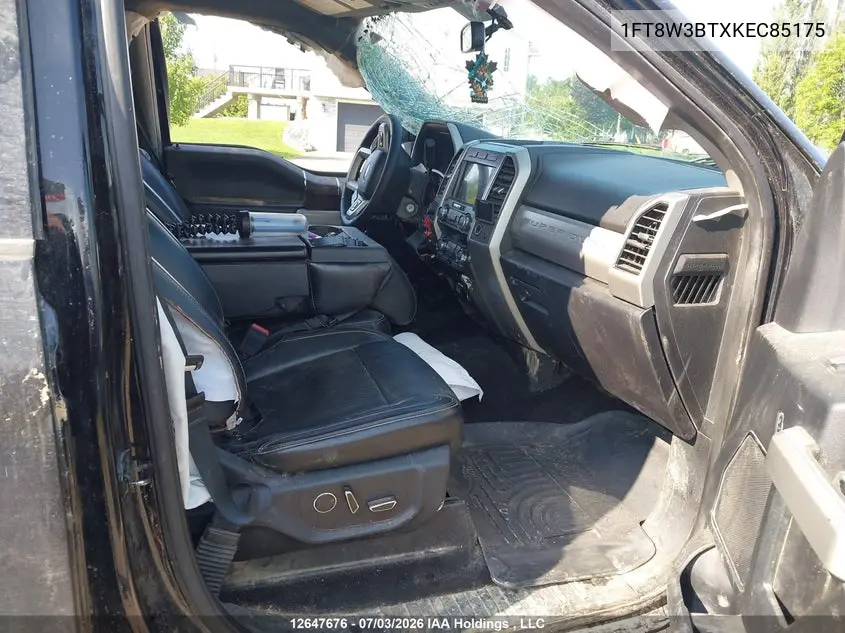 2019 Ford F-350 King Ranch/Lariat/Limited/Platinum/Xl/Xlt VIN: 1FT8W3BTXKEC85175 Lot: 12647676