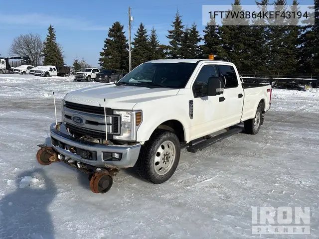 1FT7W3B64KEF43194 2019 Ford 2019 Ford F350 Xlt 4X4 Crew Cab Hi-Rail Pickup