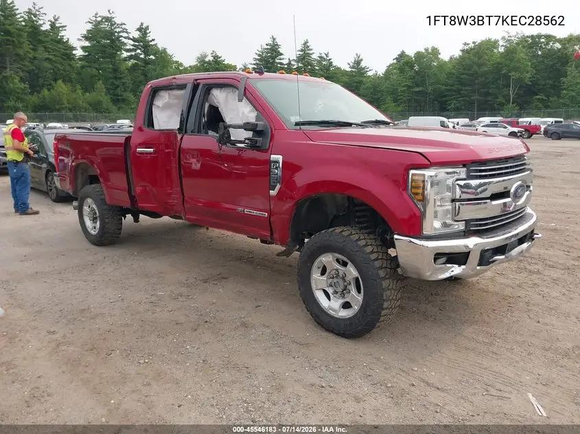 2019 Ford F-350 King Ranch/Lariat/Limited/Platinum/Xl/Xlt VIN: 1FT8W3BT7KEC28562 Lot: 45546183