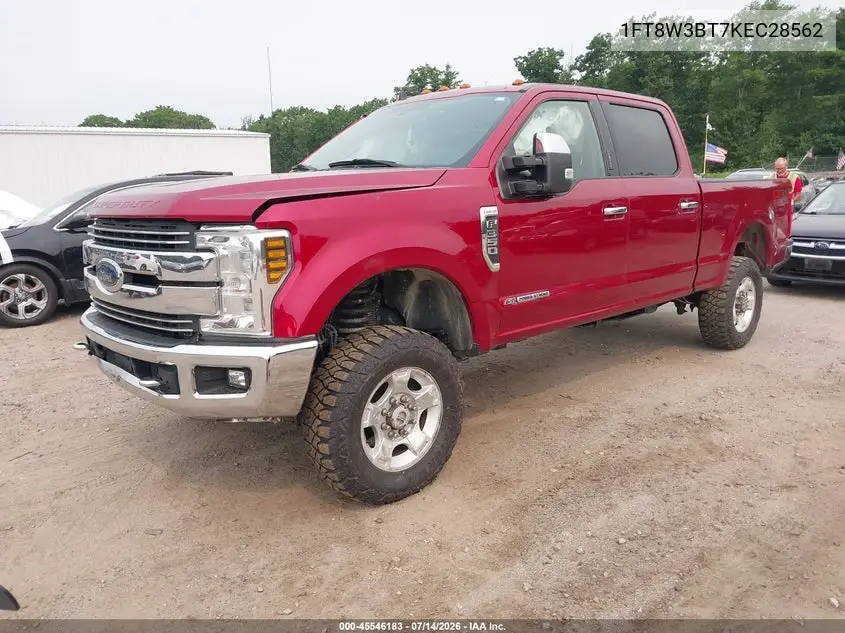 2019 Ford F-350 King Ranch/Lariat/Limited/Platinum/Xl/Xlt VIN: 1FT8W3BT7KEC28562 Lot: 45546183
