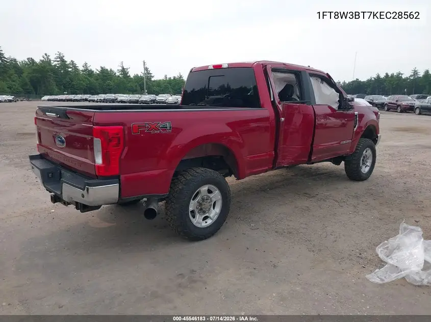 2019 Ford F-350 King Ranch/Lariat/Limited/Platinum/Xl/Xlt VIN: 1FT8W3BT7KEC28562 Lot: 45546183