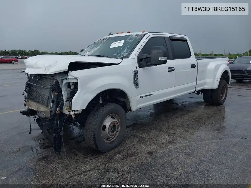 2019 Ford F-350 Xlt VIN: 1FT8W3DT8KEG15165 Lot: 45557367