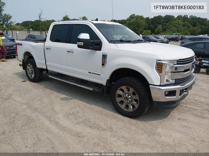 2019 Ford F-350 Lariat VIN: 1FT8W3BT8KEG00183 Lot: 45623002