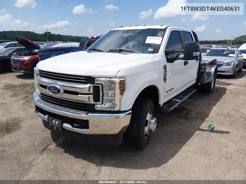 2019 Ford F-350 Xl VIN: 1FT8W3DT4KEG40631 Lot: 45636251