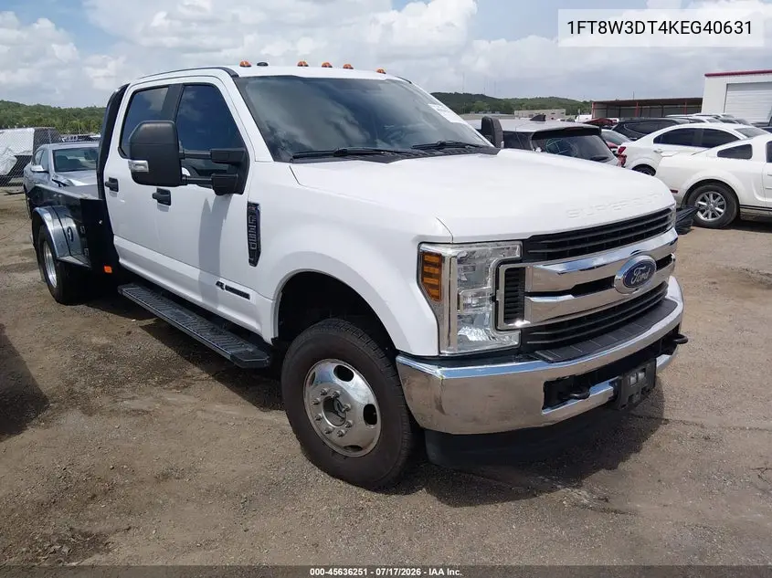 2019 Ford F-350 Xl VIN: 1FT8W3DT4KEG40631 Lot: 45636251