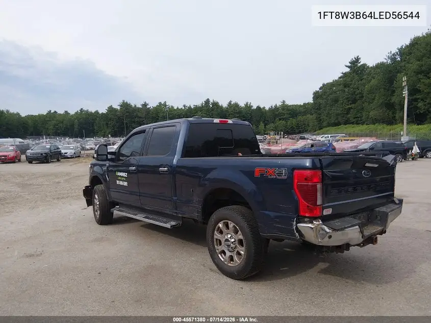 2020 Ford F-350 Lariat VIN: 1FT8W3B64LED56544 Lot: 45571380