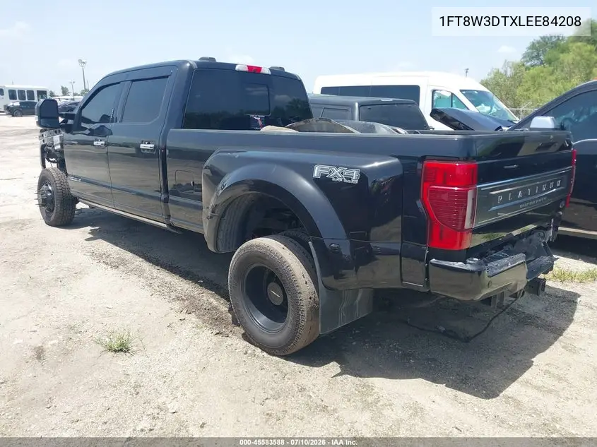 2020 Ford F-350 Platinum VIN: 1FT8W3DTXLEE84208 Lot: 45583588