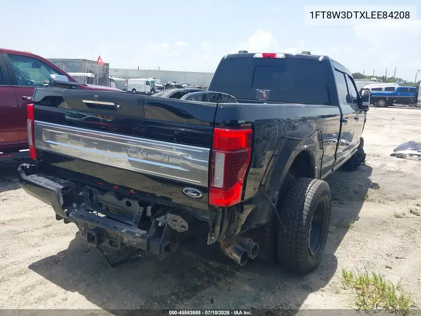 2020 Ford F-350 Platinum VIN: 1FT8W3DTXLEE84208 Lot: 45583588