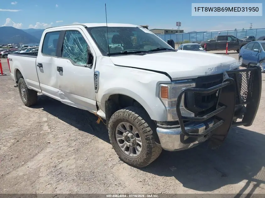 2021 Ford F-350 Xl VIN: 1FT8W3B69MED31950 Lot: 45624484