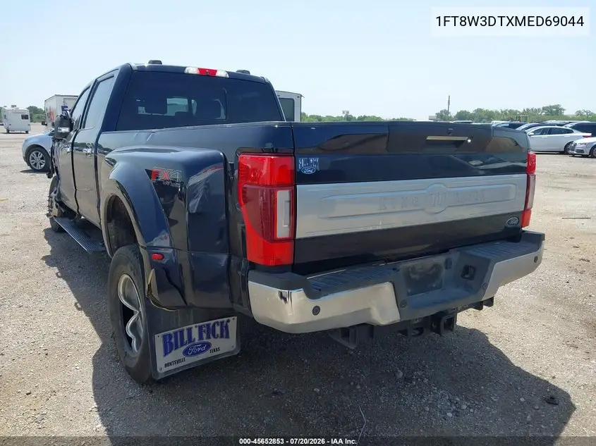 2021 Ford F-350 King Ranch VIN: 1FT8W3DTXMED69044 Lot: 45652853