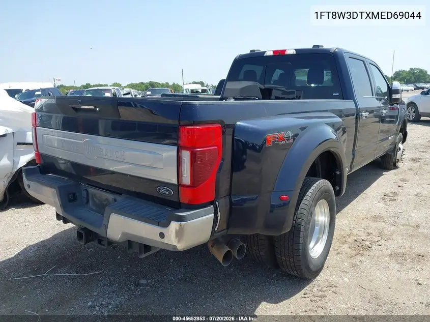 2021 Ford F-350 King Ranch VIN: 1FT8W3DTXMED69044 Lot: 45652853