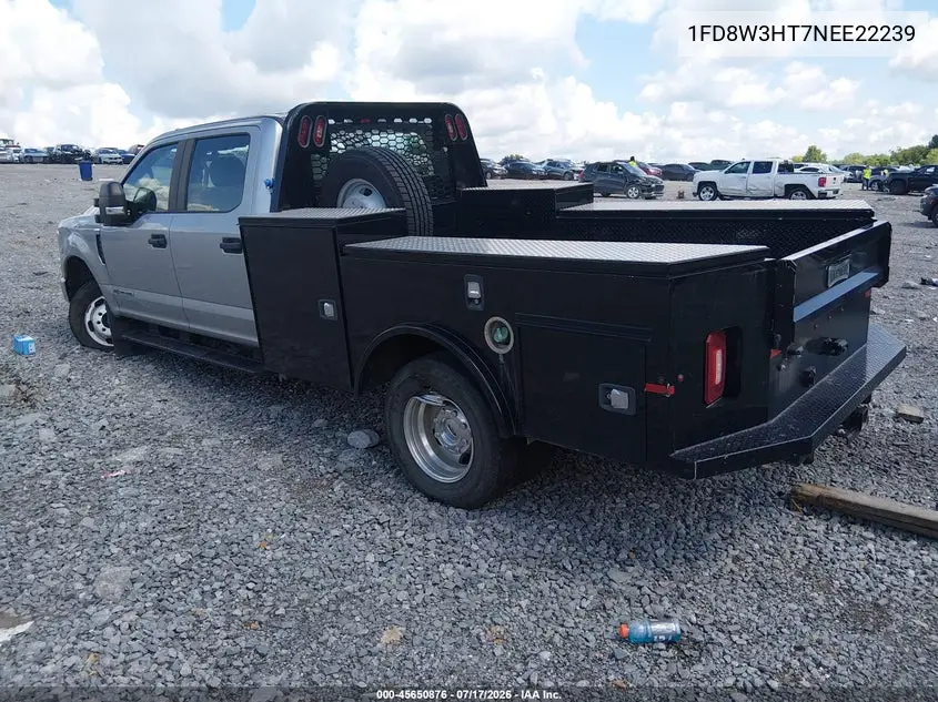 2022 Ford F-350 Chassis Xl VIN: 1FD8W3HT7NEE22239 Lot: 45650876