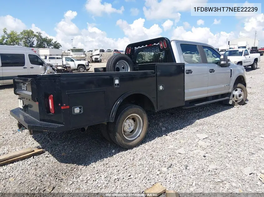 2022 Ford F-350 Chassis Xl VIN: 1FD8W3HT7NEE22239 Lot: 45650876
