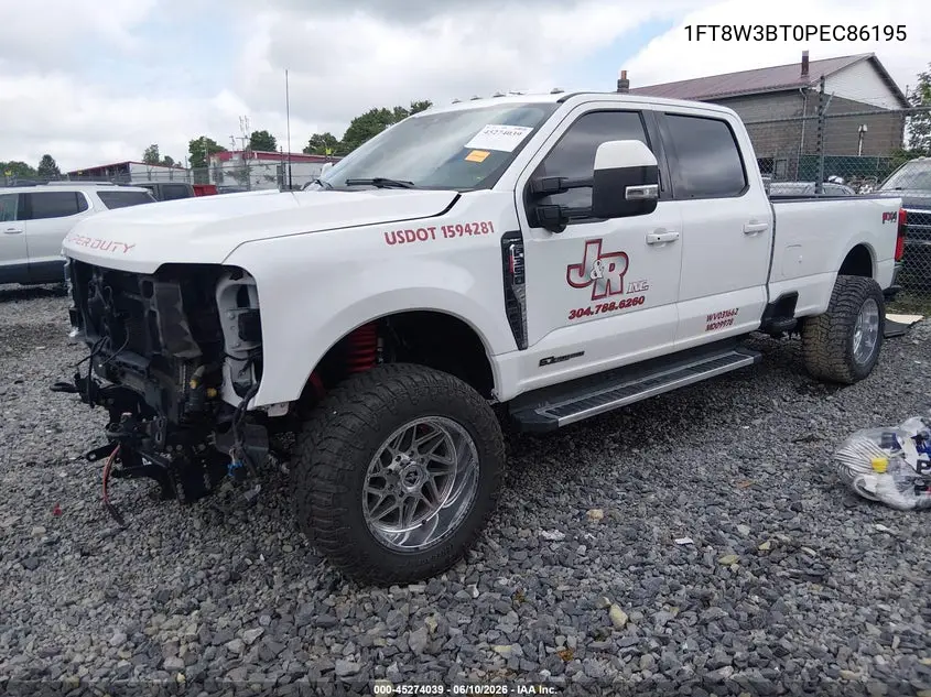 2023 Ford F-350 Lariat VIN: 1FT8W3BT0PEC86195 Lot: 45274039