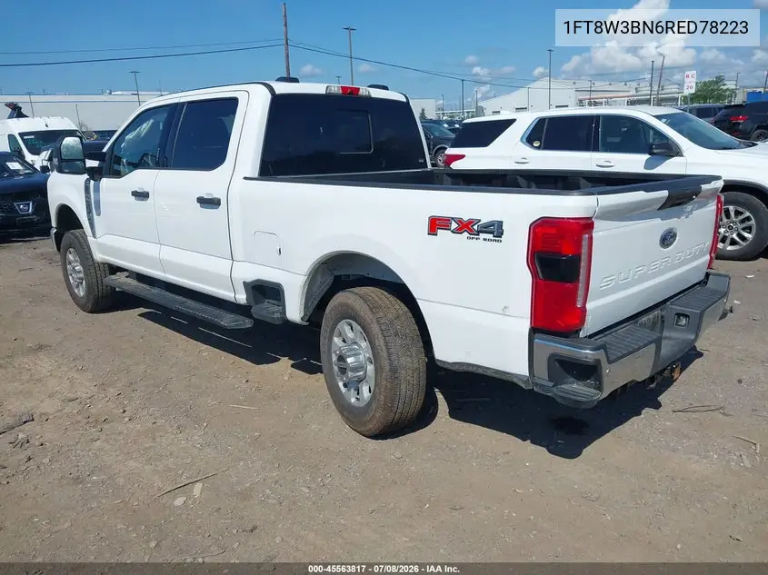 2024 Ford F-350 Xlt VIN: 1FT8W3BN6RED78223 Lot: 45563817