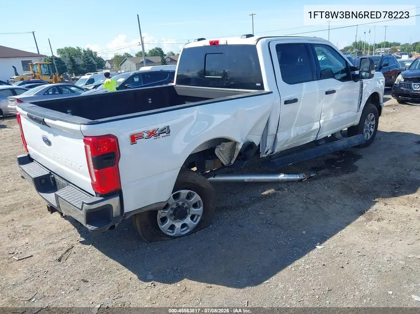2024 Ford F-350 Xlt VIN: 1FT8W3BN6RED78223 Lot: 45563817
