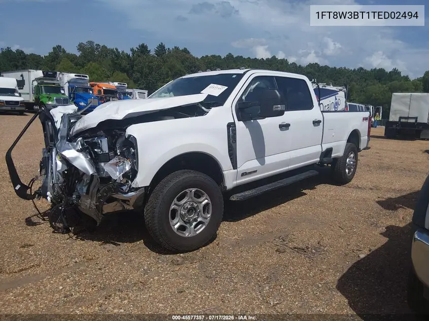 2026 Ford F-350 Xlt VIN: 1FT8W3BT1TED02494 Lot: 45577357